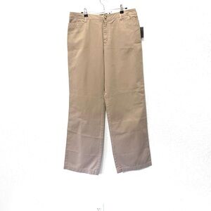 Liz Claiborne Audra Beige Wide-Leg‎ Pants 12